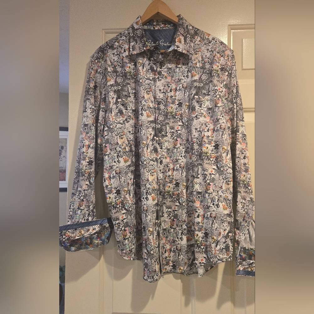 Robert Graham Men's Medival Times Button Down Shirt. Worn Once